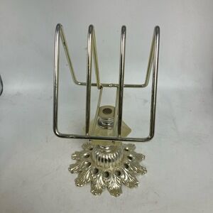 JustNile Letter Holder Chrome‎ Finish Freestanding Decorative Base Modern